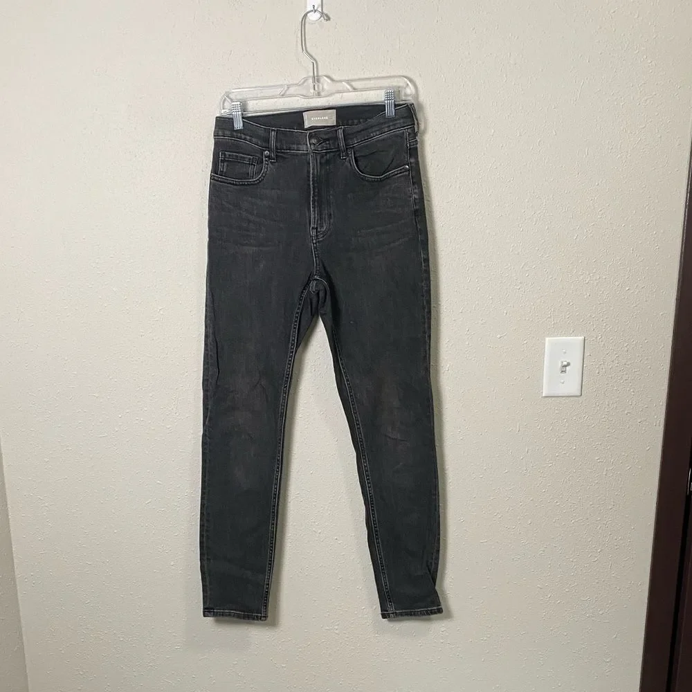 Everlane Black High Rise Skinny Jeans Size 28 Tall Denim Minimalist Classic